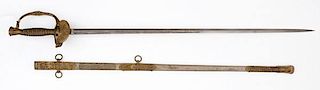 US Indian War Presentation Model 1860 Staff Sword 