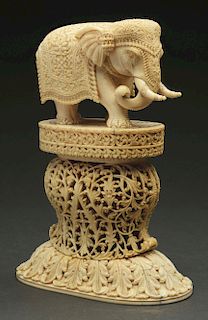 Carved Ivory Elephant.