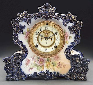 Antique Ansonia China Clock, Brooklyn, NY. 