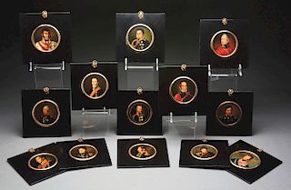 Lot of 13: Hand-Painted Highly Decorated Napoleon's 13 Generals