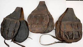 Cavalry Saddle Bags Lot of Three 