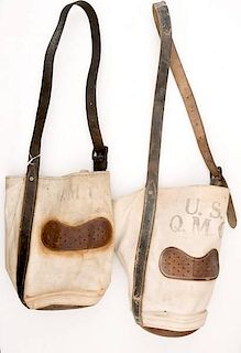 Model 1904 Cavalry Nose Bags, Lot of Two 
