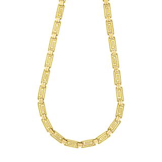 YELLOW GOLD LINK NECKLACE