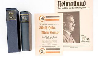 Lot of Items Associated with Mein Kampf and Hitler 