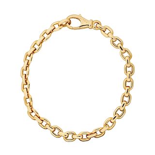 CARTIER YELLOW GOLD MODIFIED CABLE LINK BRACELET