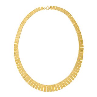 CARTIER YELLOW GOLD FRINGE NECKLACE