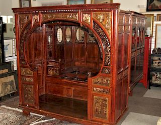 Museum Quality Qing Dynasty Wedding/Opium Bed