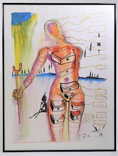 Salvador Dali (1904-1989), Colored Lithograph