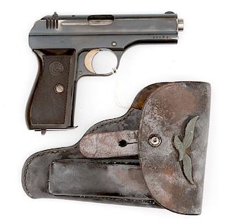 **German WWII CZ-27 Pistol and Holster 