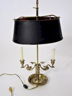 Hollywood Regency Bouillotte Table Lamp