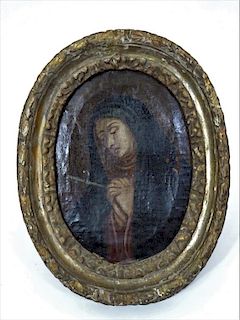 17th/18th C. Spanish Colonial "Mother of Sorrow"