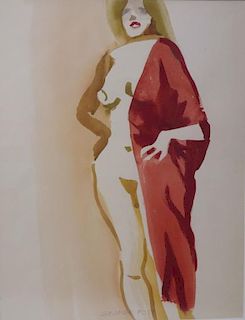 George Post  (1906 - 1997) American, Watercolor