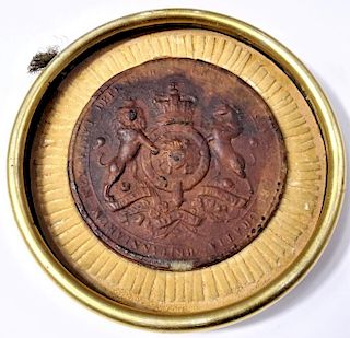 Seal of King George II of England 1728