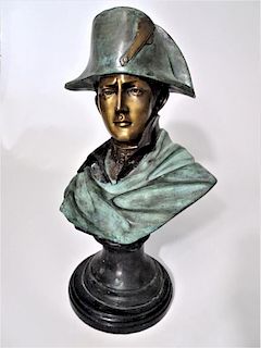 20th Century Bronze Bust of Napoleon