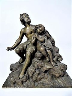19th Century Bronze Figure Statue
