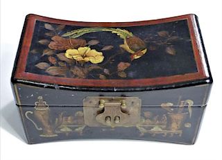 Qing Dynasty ca 1870 Lacquer-ware Box