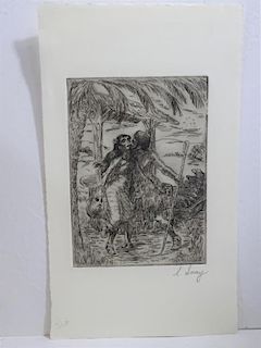 Albert Sway (1913-2003) Limited Edition Etching
