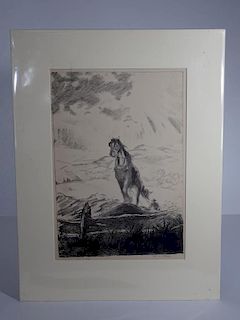 Eleanor Perot, Signed Lithograph “Spring Day”