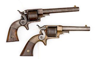 Group of Allen & Wheelock 32 Sidehammer Revolvers 
