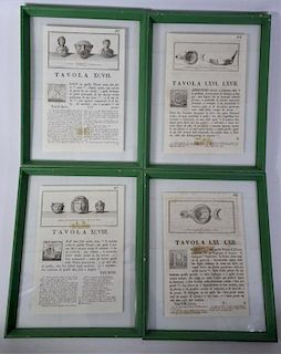 Four Original Engravings