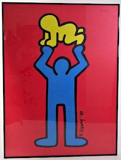 Keith Haring (1958-1990) American, Lithograph