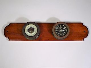 Chelsea Clock Co. and Barometer Ship Plaque