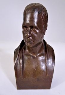 French Barbedienne Bronze Bust of a Man