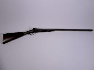 J H Thomas Double-Barrel Shotgun @ 1869