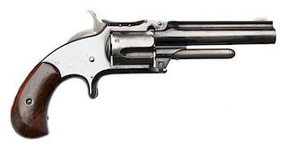 Smith and Wesson Model No. One and One-Half Second Issue Spur Trigger Revolver 