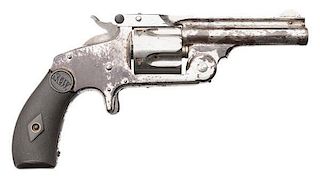 Smith and Wesson .38 Single Action Second Model Spur Trigger Revolver 