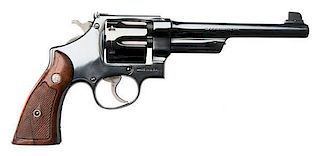 Smith and Wesson .38/44 Pre-war Outdoorsman DA Revolver 