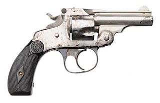 Smith and Wesson .32 Double-Action Fourth Model Top Break Revolver 