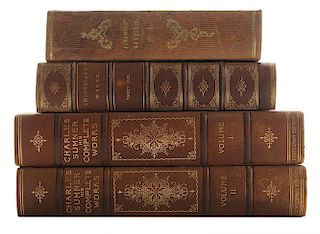 Forty-Three Leather-Bound Books