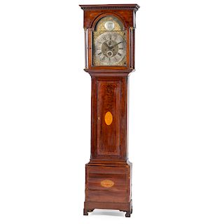 Scottish Tall Case Clock, Signed Gardner