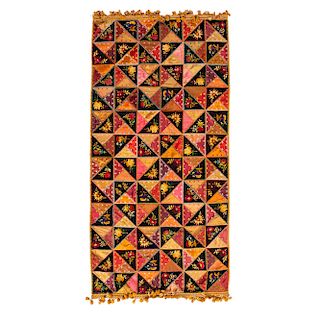 Crazy Quilt with Embroidered Patchwork