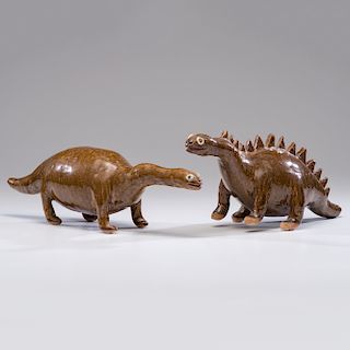 Reggie Meaders Stoneware Dinosaurs