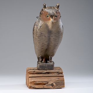 Herter's Great Horned Owl Decoy
