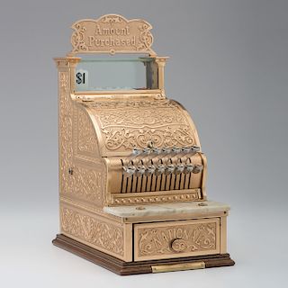 National Brass Counter Top Register, Model 250