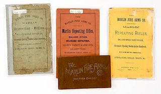 Lot of Four Pre-1900 Marlin Catalogs 