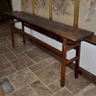 Chinese Rustic Wood Altar Table
