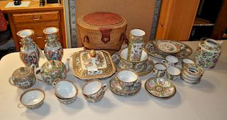 Group Chinese Famille Rose Porcelain Wares