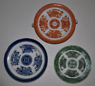 Three Fitzhugh Porcelain Items