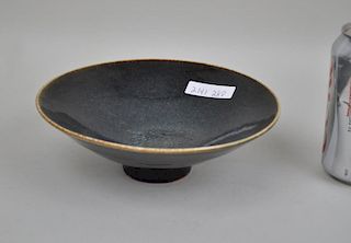 Chinese Glazed Stoneware Footed Bowl