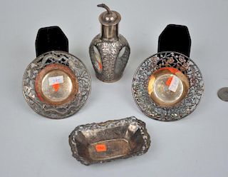 Four Small Asian Silver Items