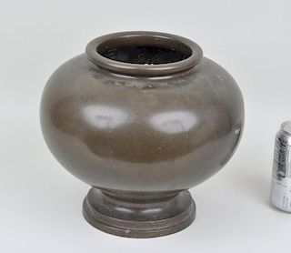 Japanese Bronze Vase, Interior Scene