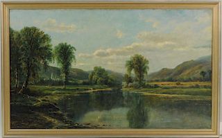 Edmund Darch Lewis, Vermont Landscape O/C