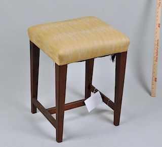 George III Upholstered Seat Footstool