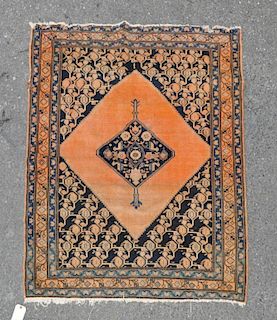 Persian Rug, Orange Field