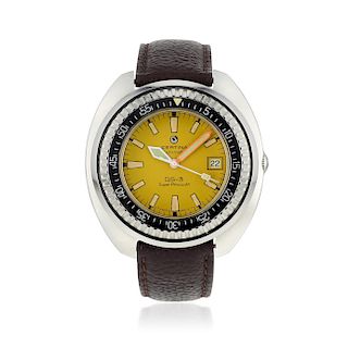 Certina DS-3 Super PH 1000M with Yellow Dial in Steel