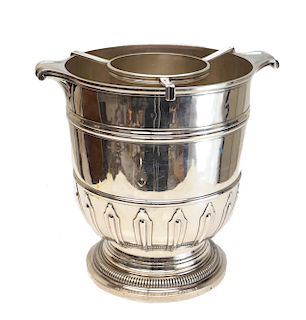 French Sterling Silver Wine Cooler